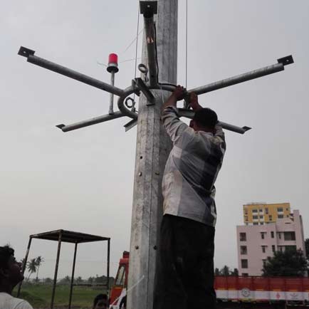 high mast pole supplier in Chennai